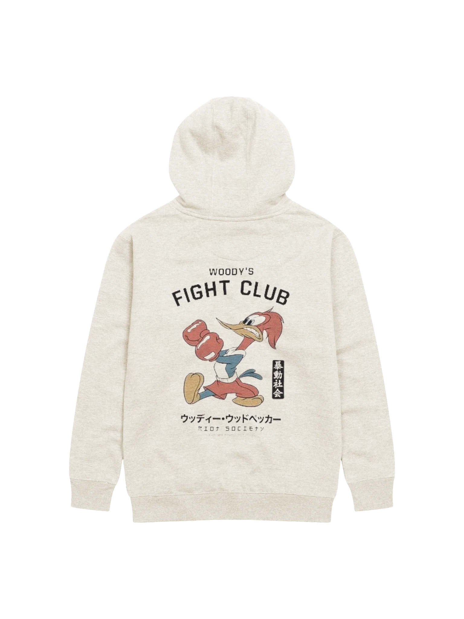 Playful Boxing Bird Unisex Hoodie product image (2)