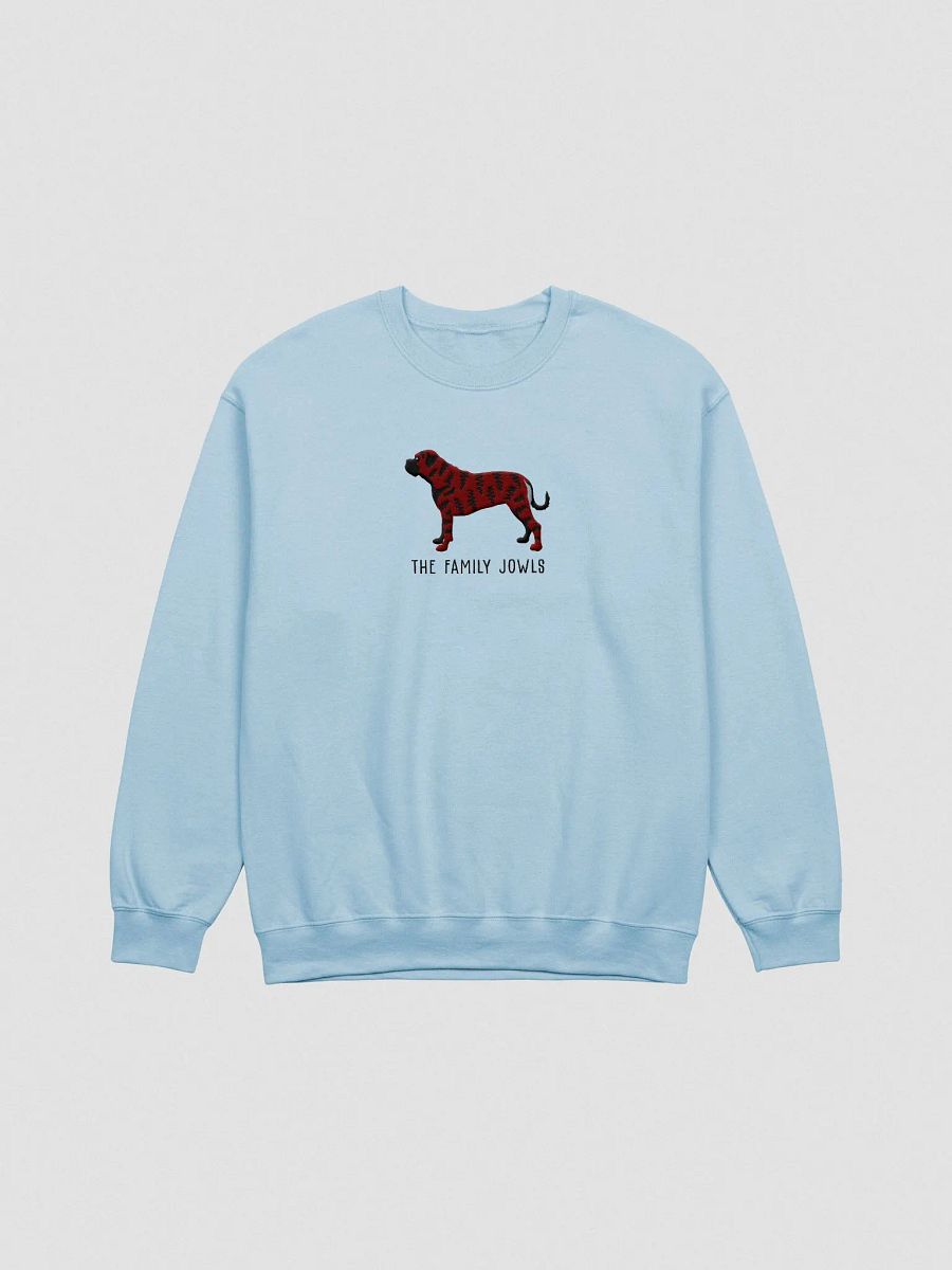 The Family Jowls Sweatshirt(Embroidered) of a Bullmastiff(Brindle) product image (4)