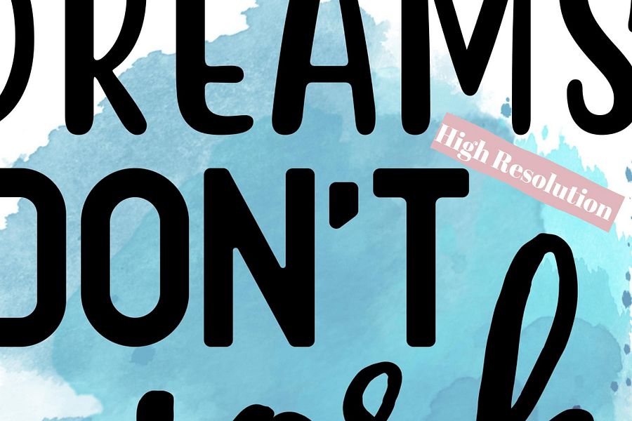 Watercolor Inspirational Work/Hustle Quote Card product image (8)