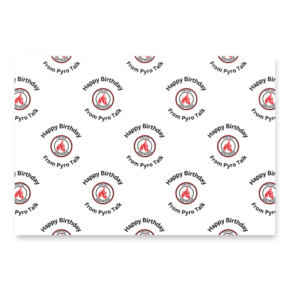 Happy Birthday from Pyro Talk Paper product image (3)