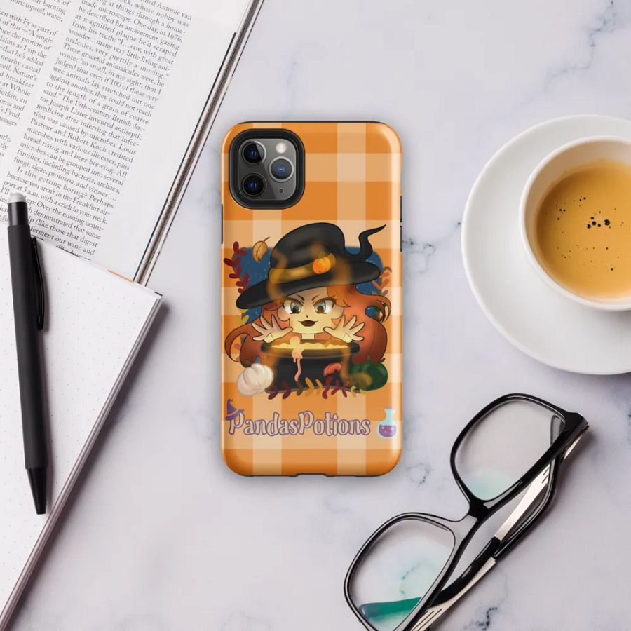 Pumpkin Witch Panda Iphone Case product image (6)