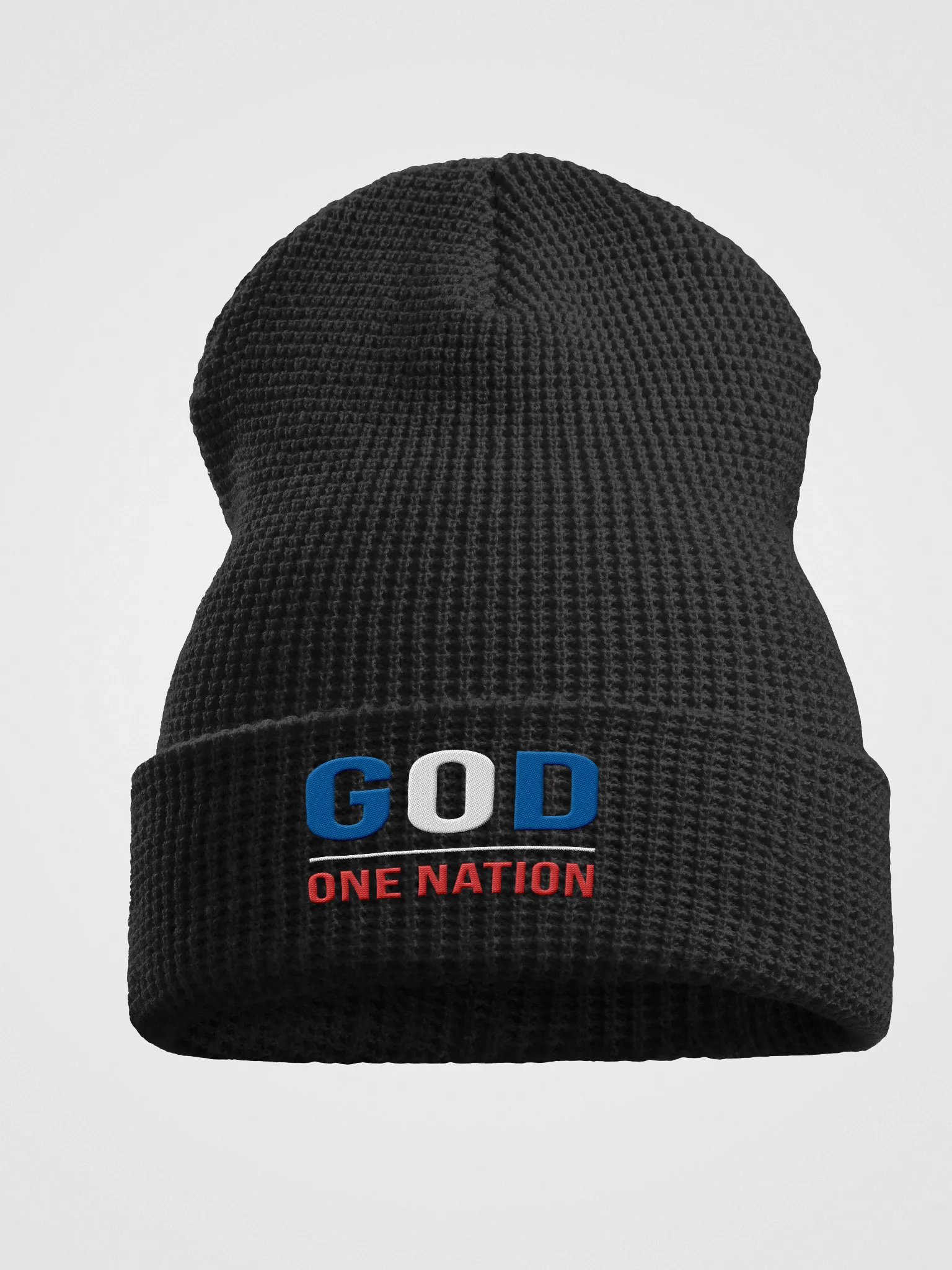 Patriotic Pride Waffle Knit Beanie product image (1)