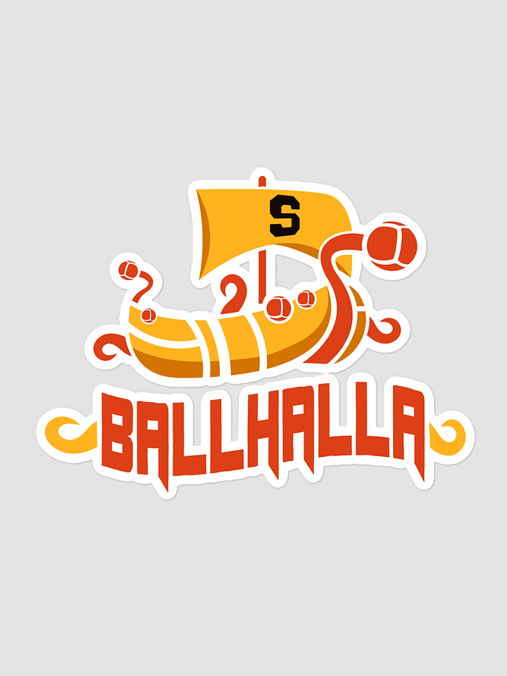 Red Ballhalla Sticker product image (1)