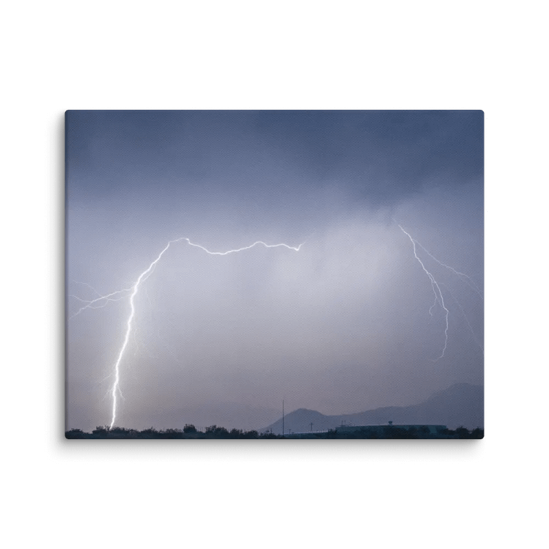 Canvas Print - Bolt over Water Tank