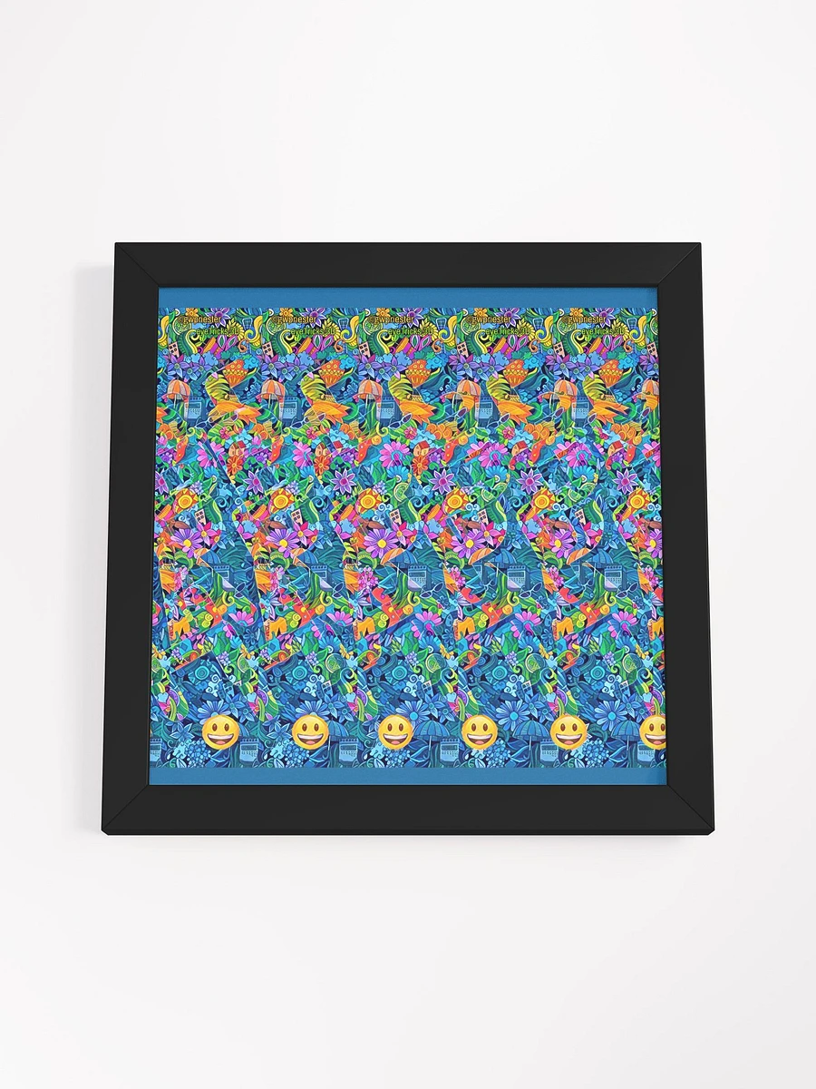 Be Happy - Framed 3D Stereogram Poster product image (17)