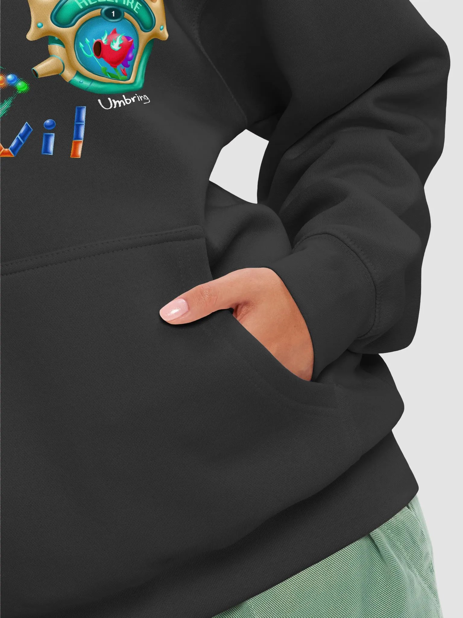 Angle Devil Dark Hoodie product image (8)