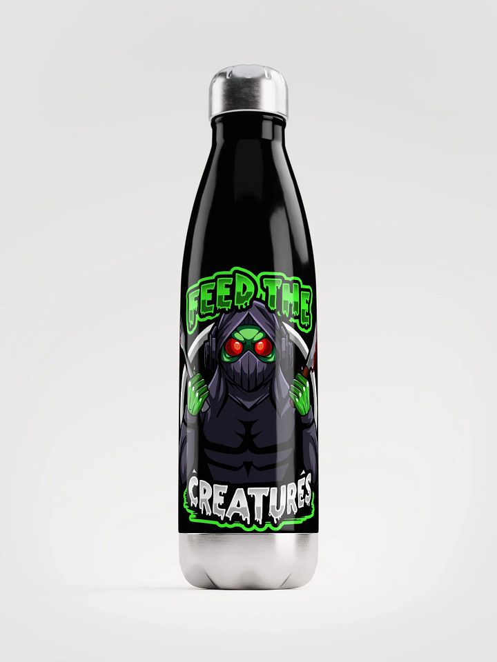 Feed The Creatures Stainless Steel Water Bottle product image (1)