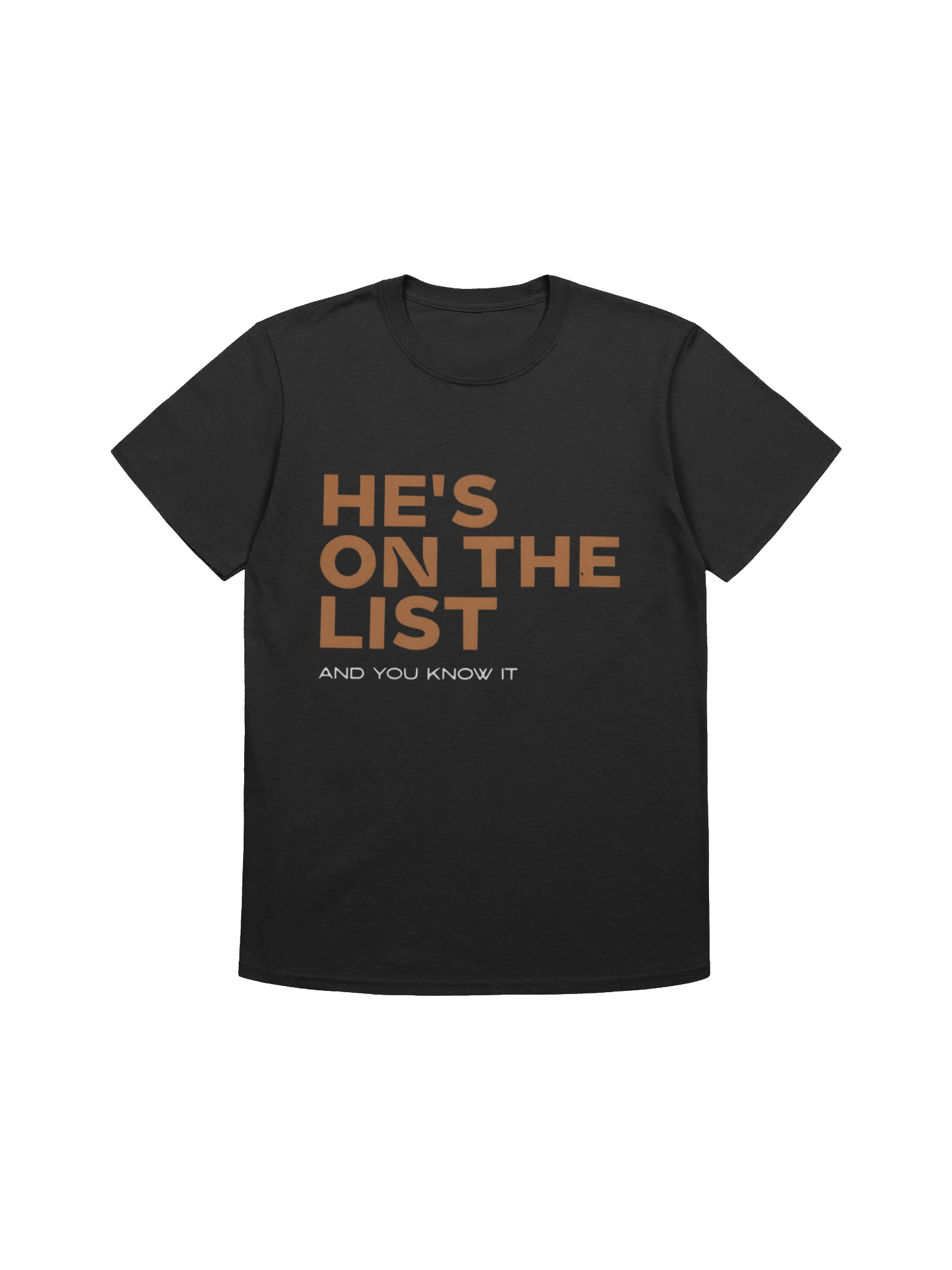 He’s On The List And You Know It Christmas Shirt product image (1)