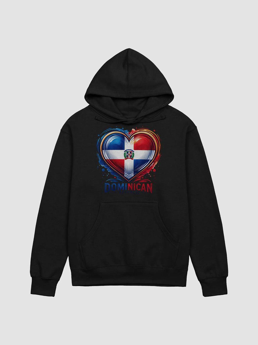 Dominican Republic Flag Heart Hoodie product image (1)