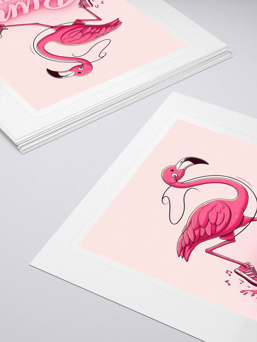 Flamingo Run For Life Stickers product image (4)