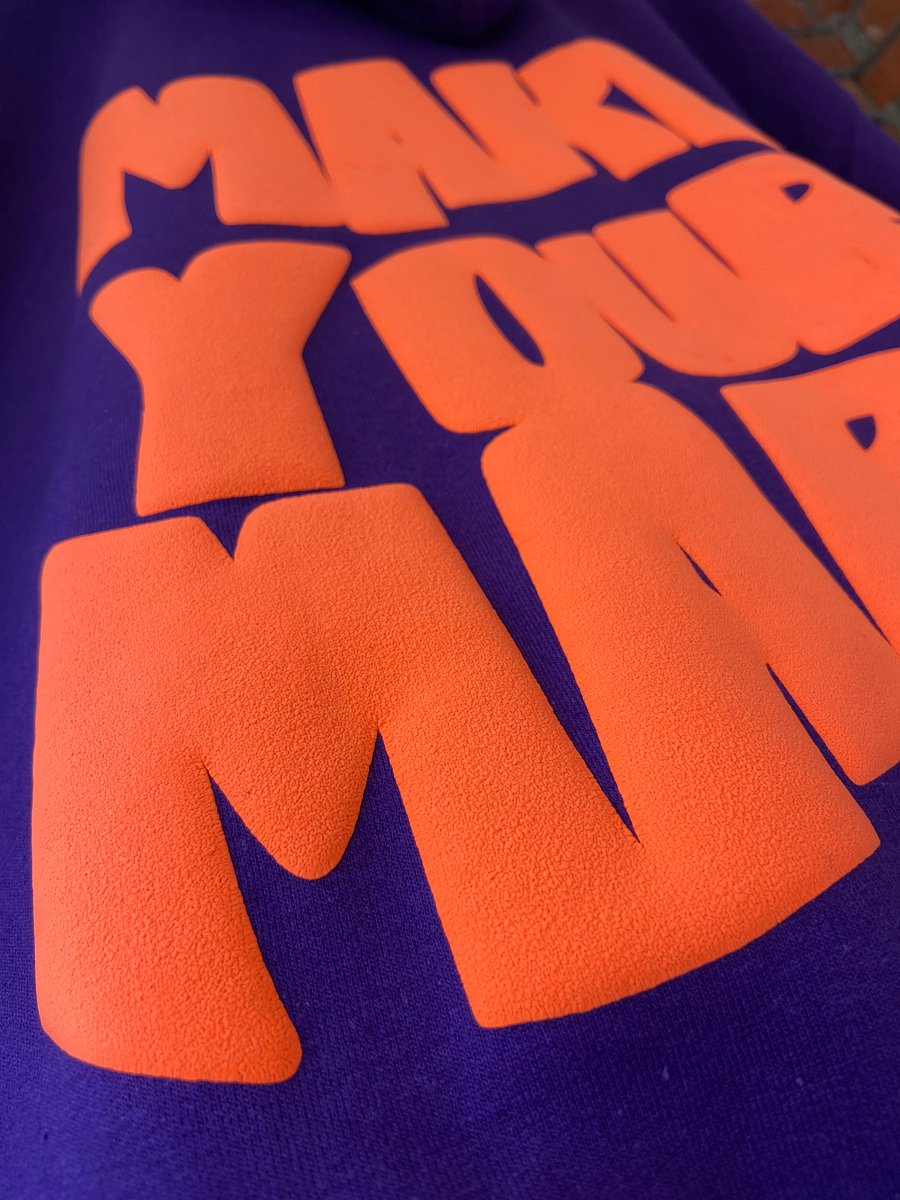 “Make Your Mark” Orange Puff/Purple product image (2)
