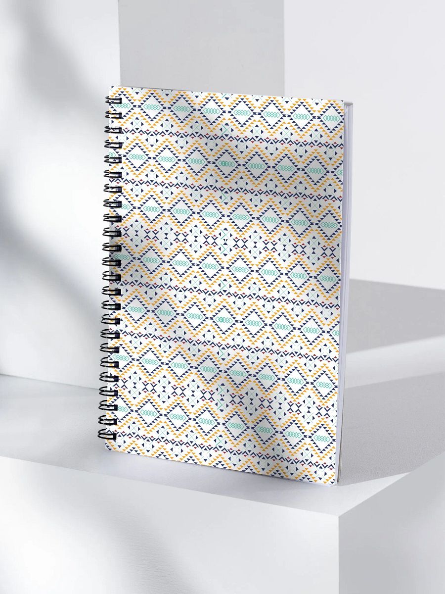 Miniature Triangles Design Spiral Notebook product image (4)