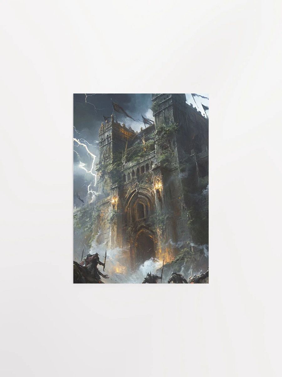 Epic Battle at the Ruined Fortress Poster product image (2)