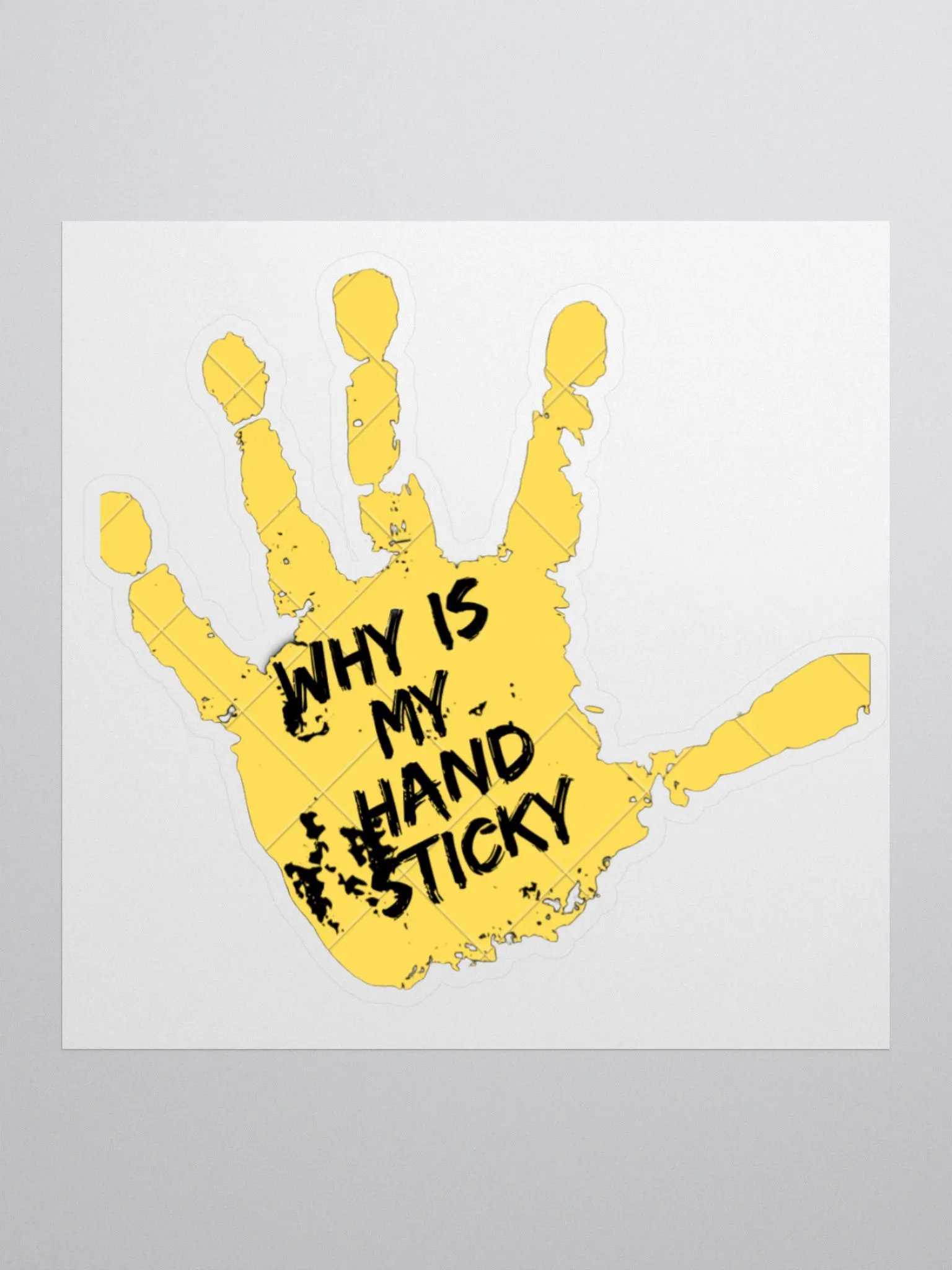 Sticky Hand Sticker product image (1)