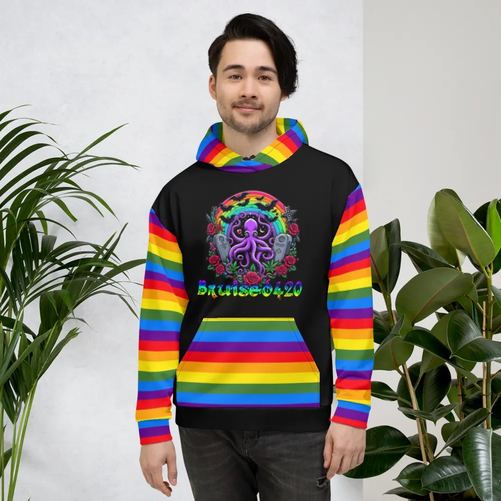 Gothic Octopus Dream All-Over Hoodie product image (3)