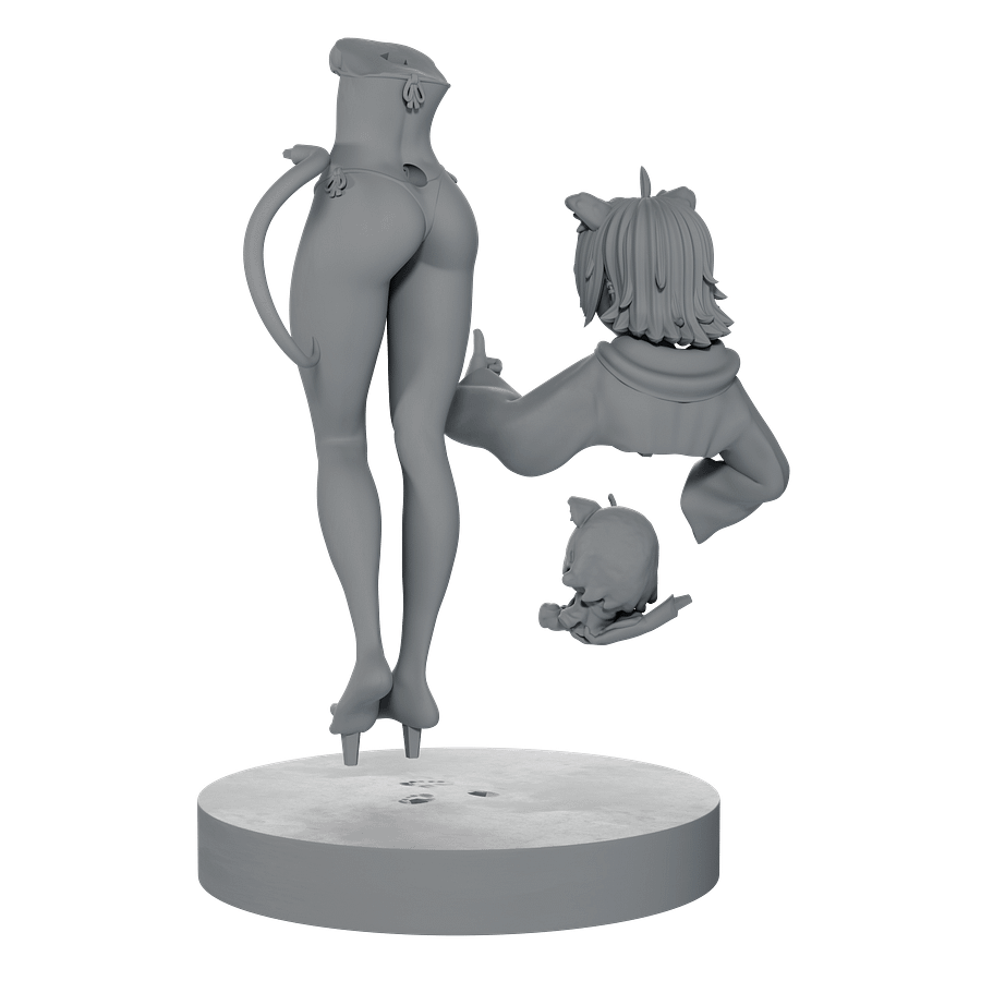 Perl figure - Vertigris character printable .STL product image (5)
