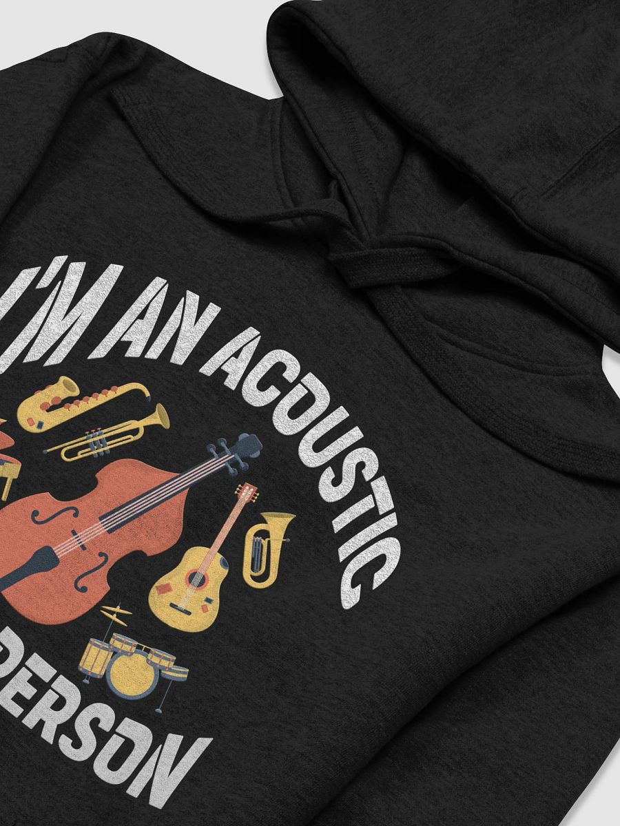 I'm an Acoustic Type of Person Funny Hoodie product image (3)