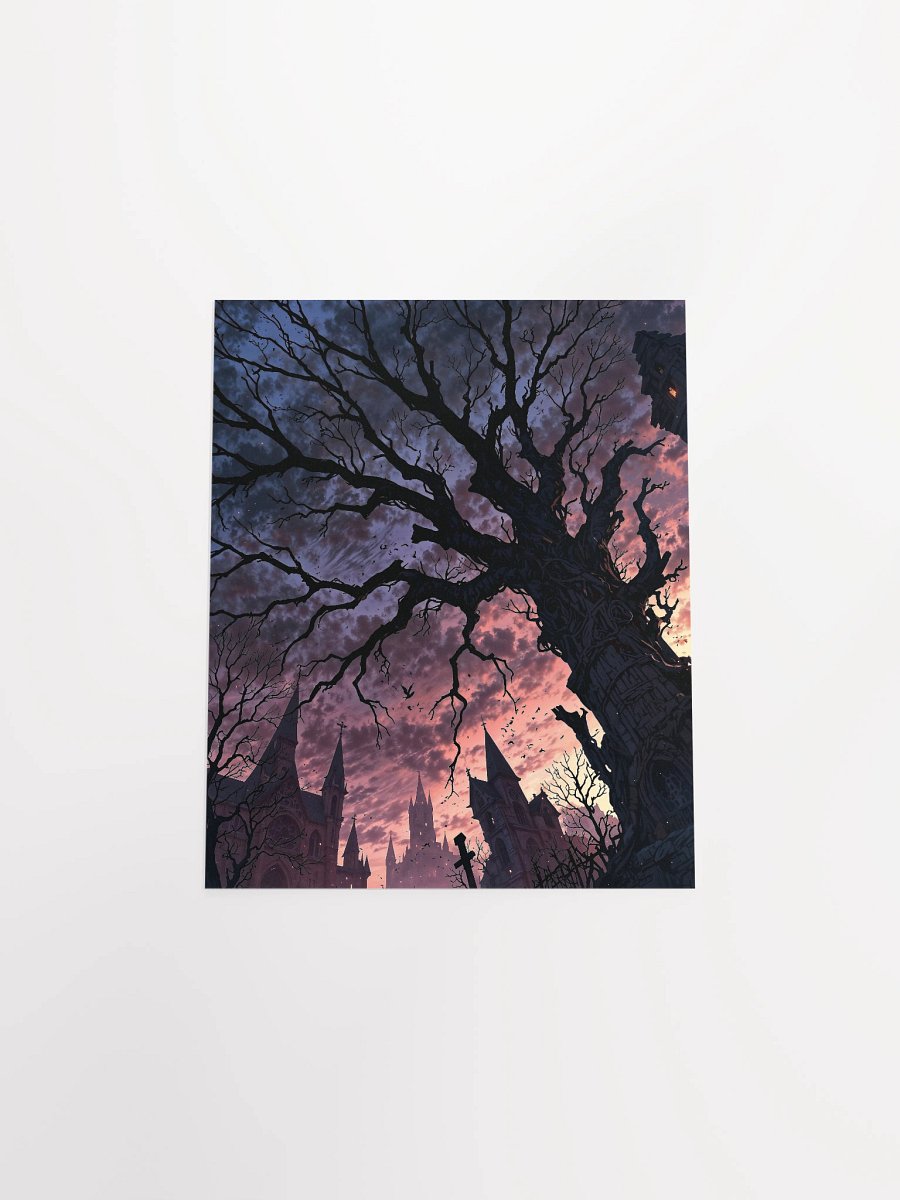The Last Light Over Hollowspire Matte Poster product image (29)