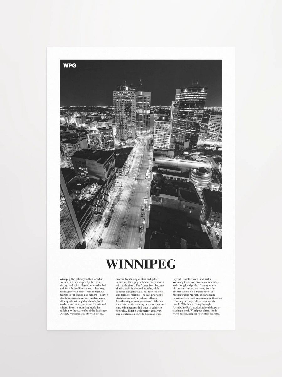 Winnipeg 02 Newspaper Poster product image (11)