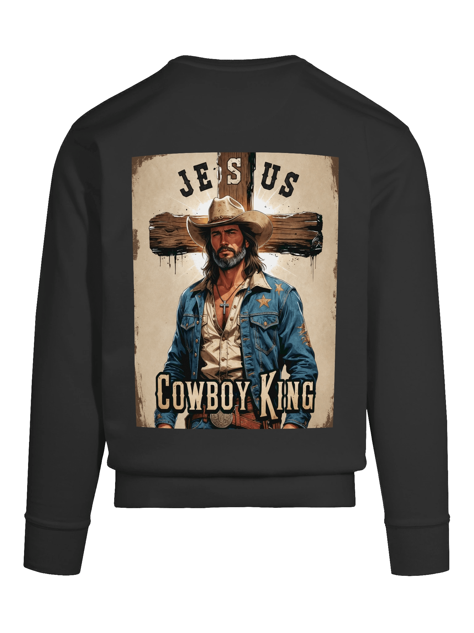Jesus Cowboy King Sweatshirt product image (11)