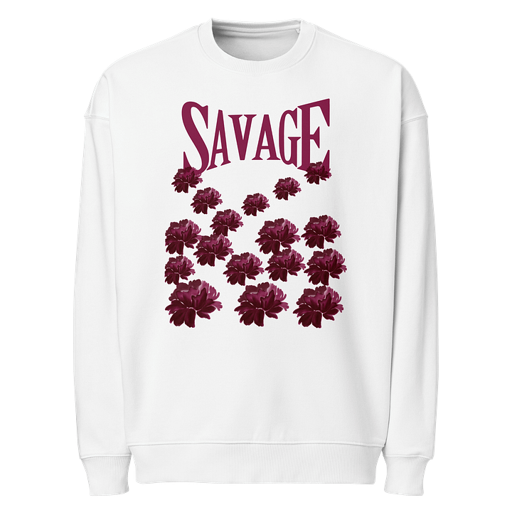 Savage Blooms Organic Sweatshirt product image (1)