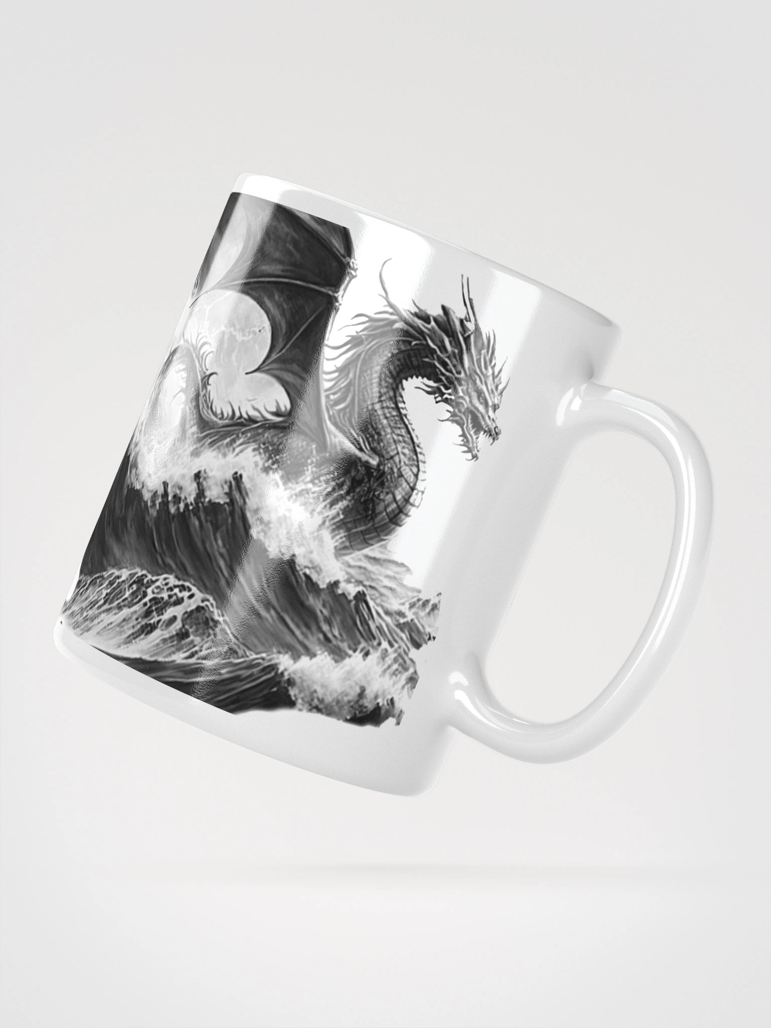 Mythical Dragon Seascape Mug product image (7)
