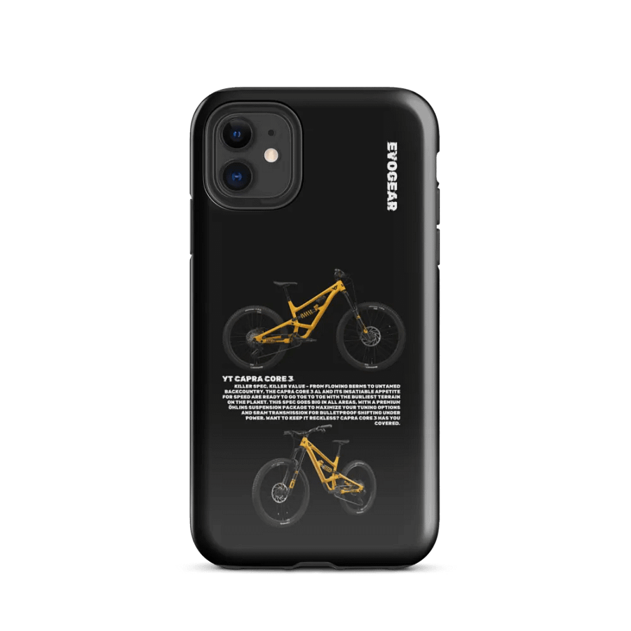 Black YT Capra Core 3 iPhone Case product image (47)