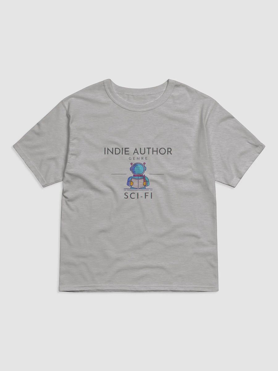 Indie Author Genre Sci-Fi Relaxed Grey T-shirt product image (1)