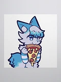 Classic Naidru Pizza Nom Kiss-Cut Stickers product image (3)