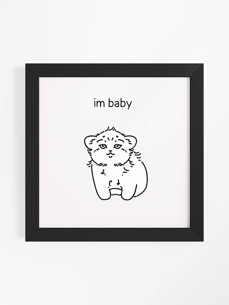 I'm Baby Manul - Framed Print product image (3)