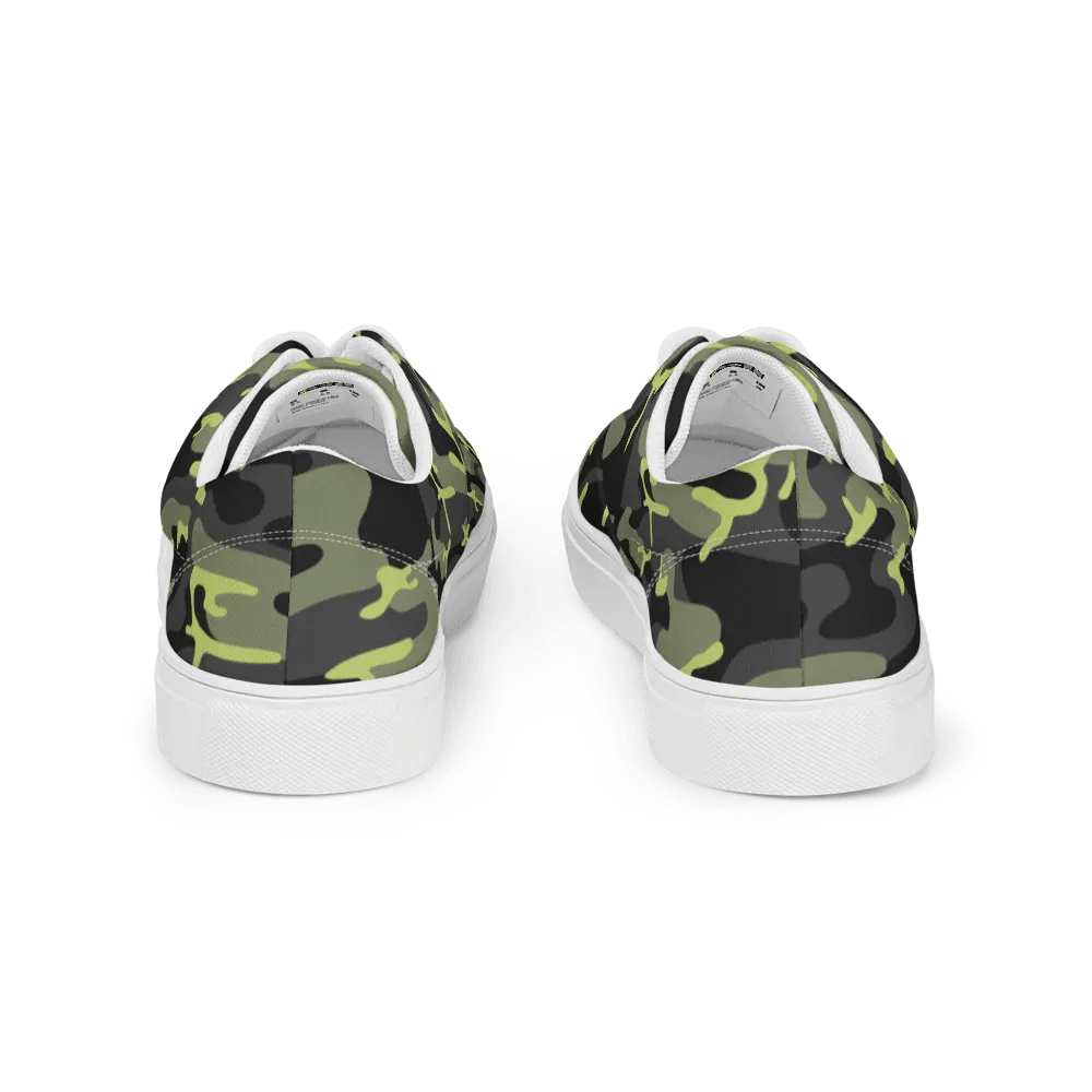Tactical Chic: Women's Camo Canvas Sneakers product image (5)