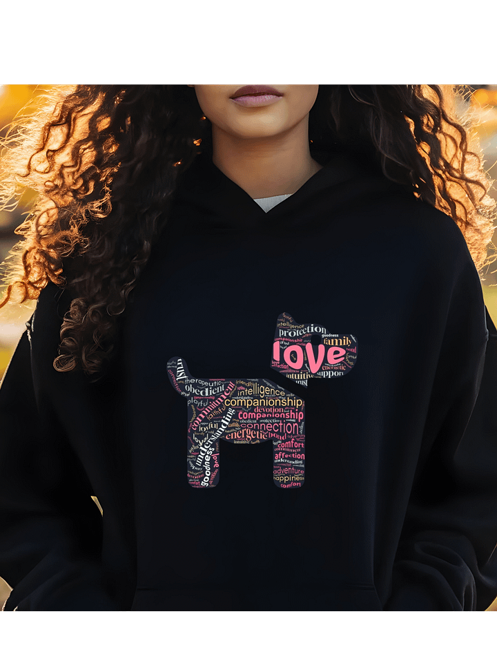 Dog Love in Words Heritage Premium Hoodie product image (1)