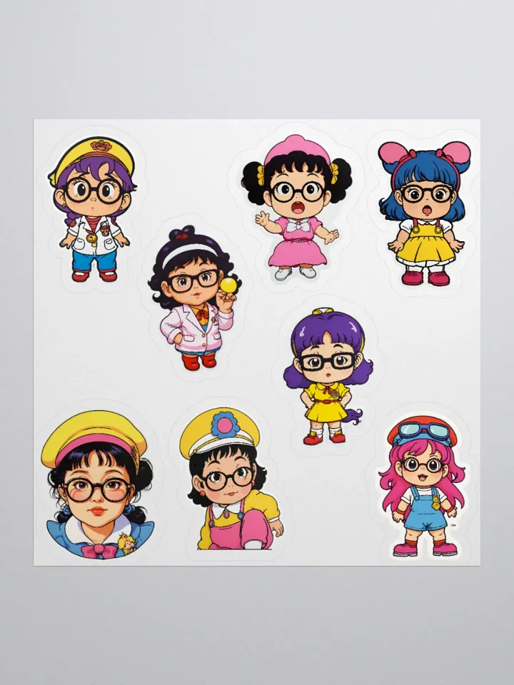 Dr. Slump Arale Chan Style Sticker Collection product image (1)