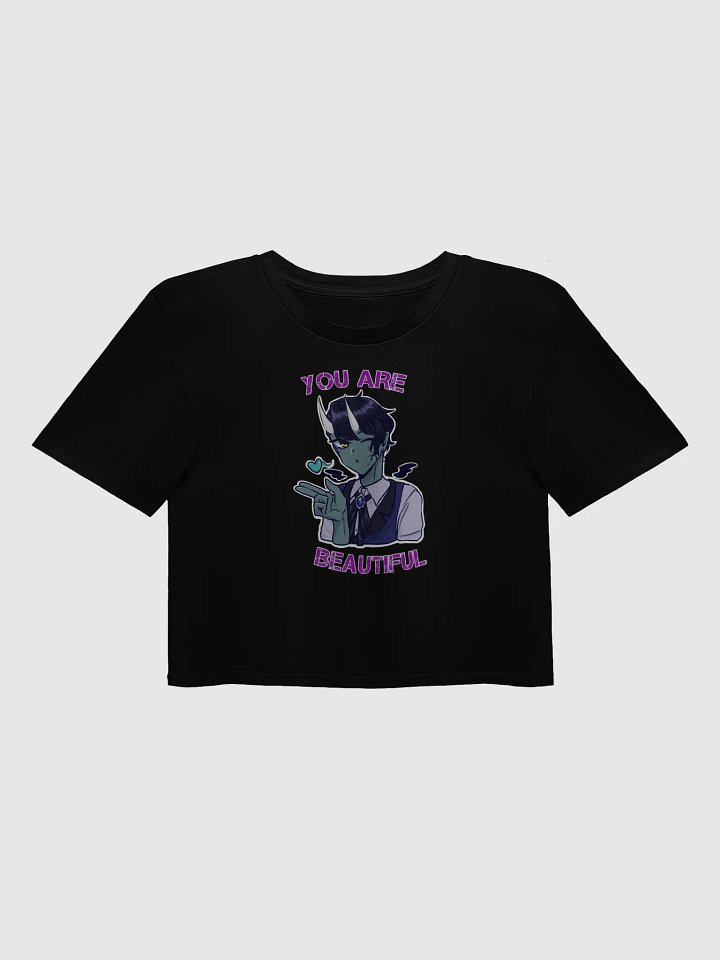 You Are Beautiful Crop Top product image (1)