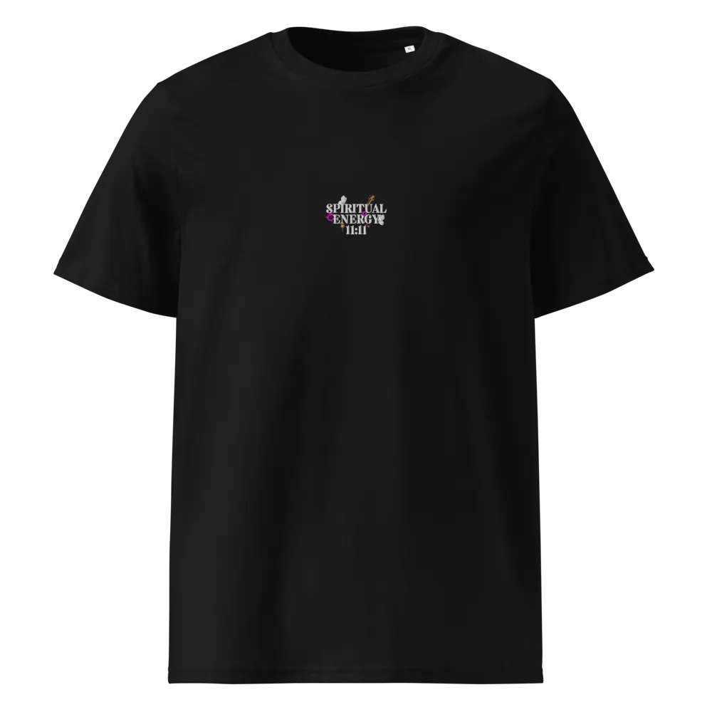 Angel Numbers Unisex Eco Embroidered T-Shirt – Unlock Your Divine Guidance product image (8)