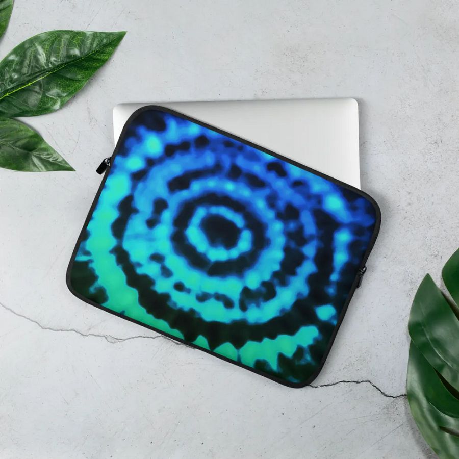 blue moon splash laptop sleeve product image (1)