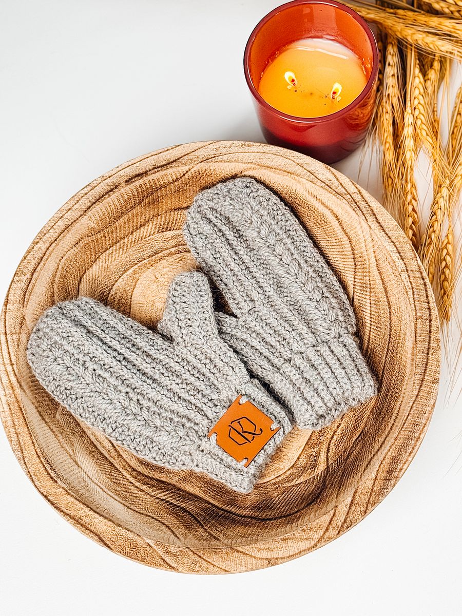 Autumn Wheat Crochet Mittens Pattern (6 Sizes) product image (6)