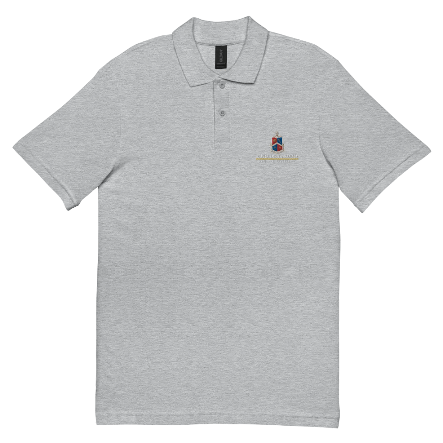 ADG Crest Polo - Grey product image (2)