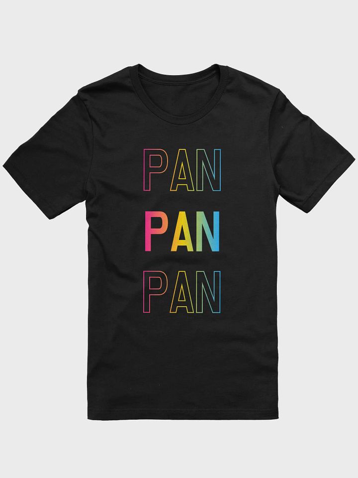 pansexual outline t-shirt product image (1)