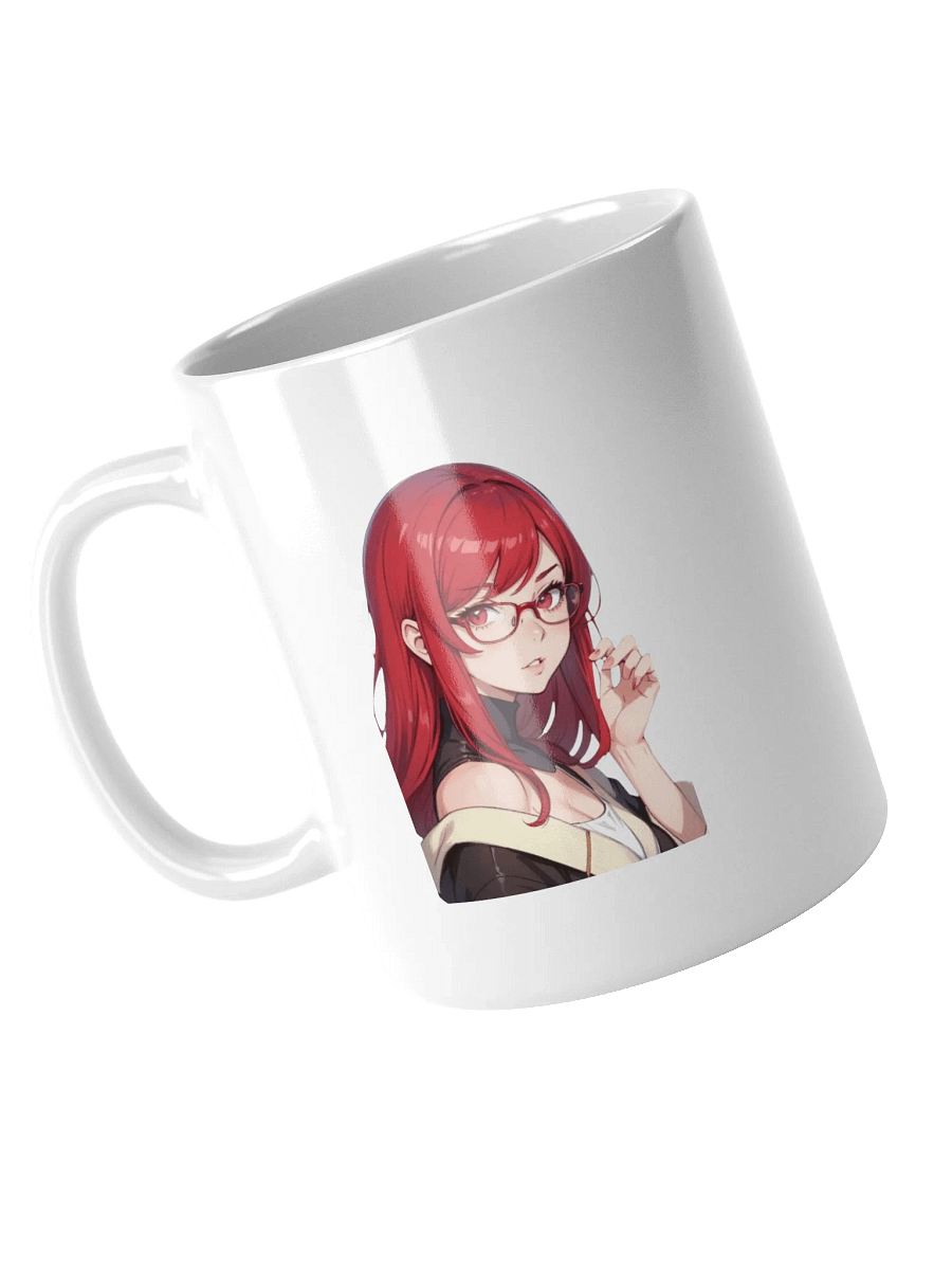 (RED WAIFU) K White Mug product image (3)