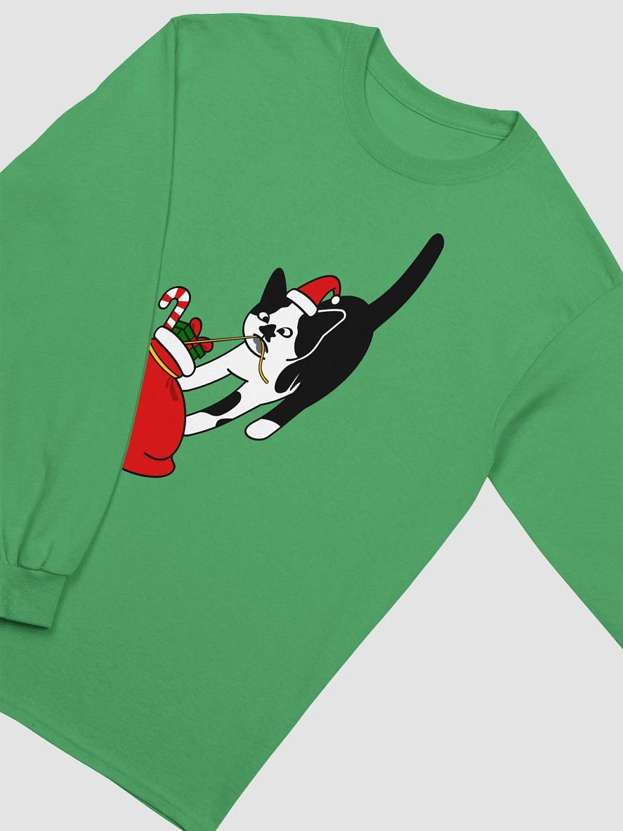 Santa Paws Christmas Cat Long Sleeve product image (11)