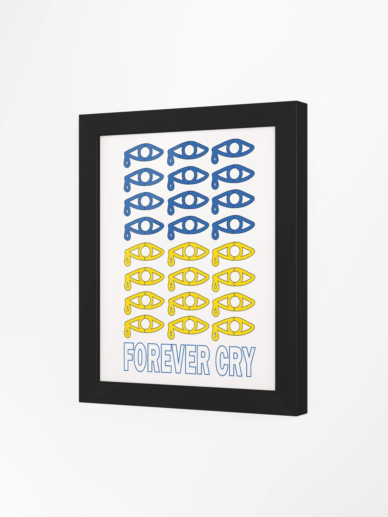 Ukraine - Forever Cry - Framed High-Quality Matte Poster product image (3)
