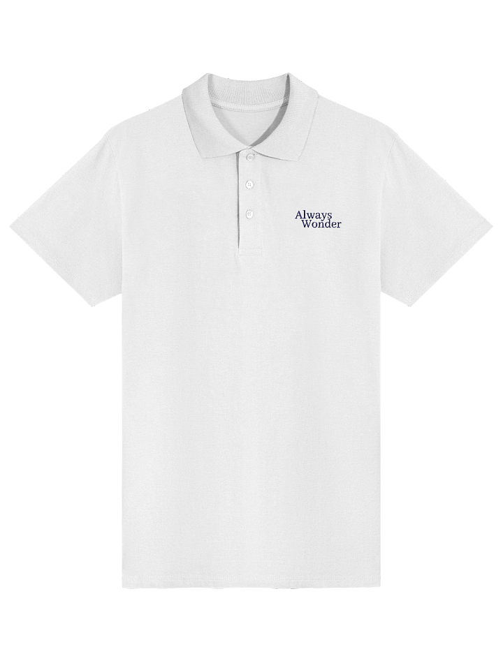 Always Wonder | 'A Digital Heartbeat' Off-White Polo Shirt product image (2)