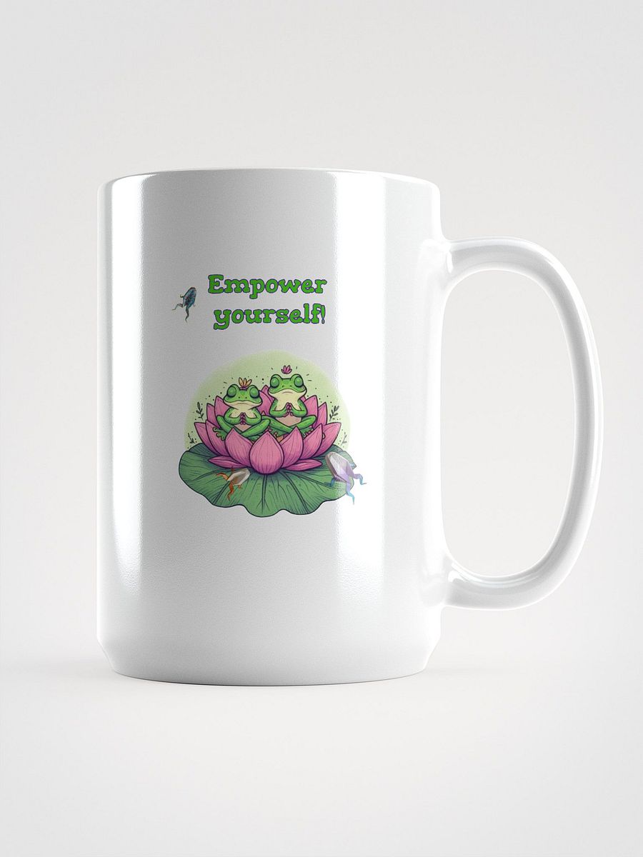 Empowerment Frogs White Glossy Mug product image (1)