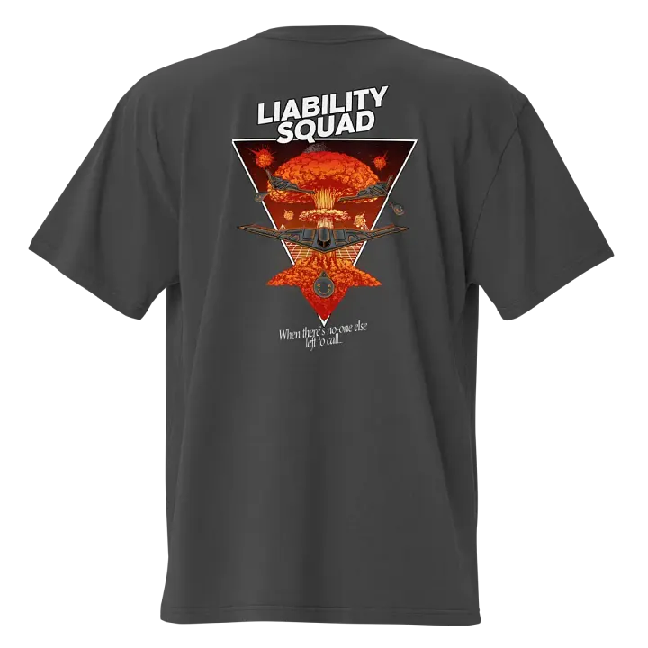 Liability Squad - Faded Oversized Tee product image (2)