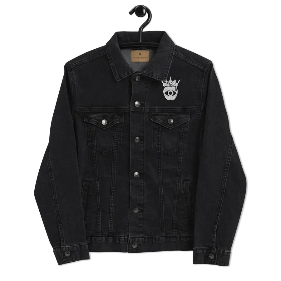 Crowned Apple (White) ✦ Threadfast Denim Jacket product image (7)