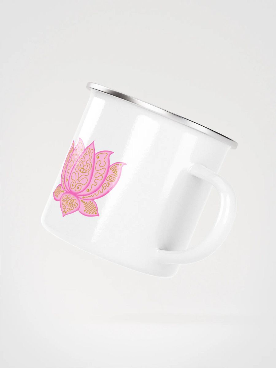 Lotus Harmony Enamel Mug product image (3)