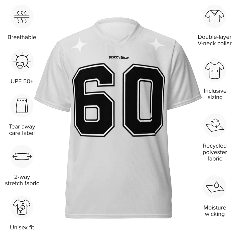 60 Unisex Sports Jersey product image (7)