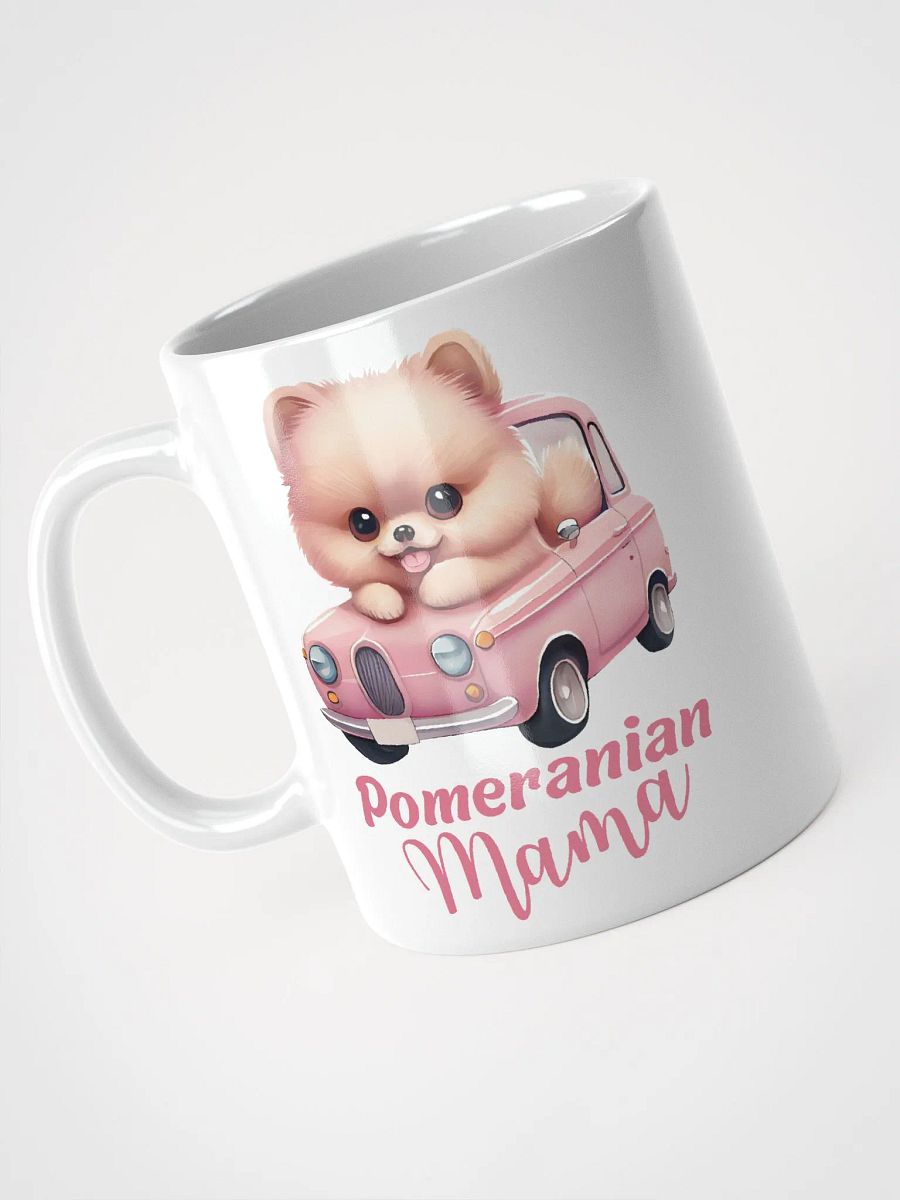 Pomeranian Mama White Glossy Mug product image (4)
