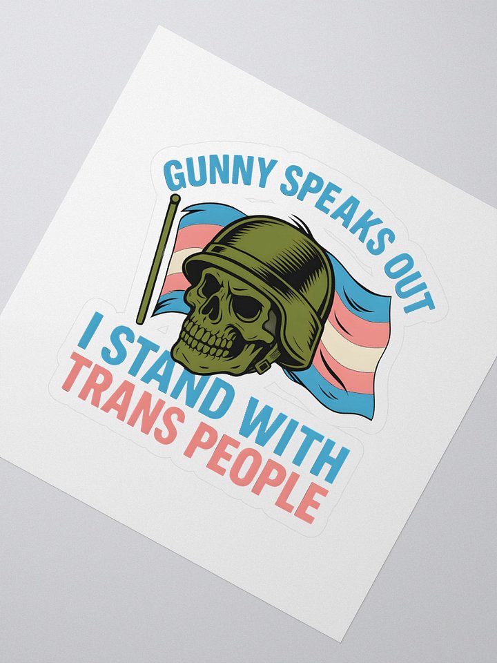 Trans Pride Skull Sticker product image (2)